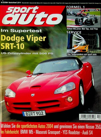 Deckblatt Sport Auto (10/2004)